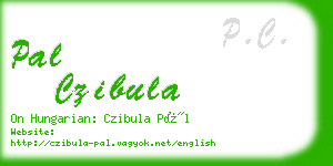 pal czibula business card